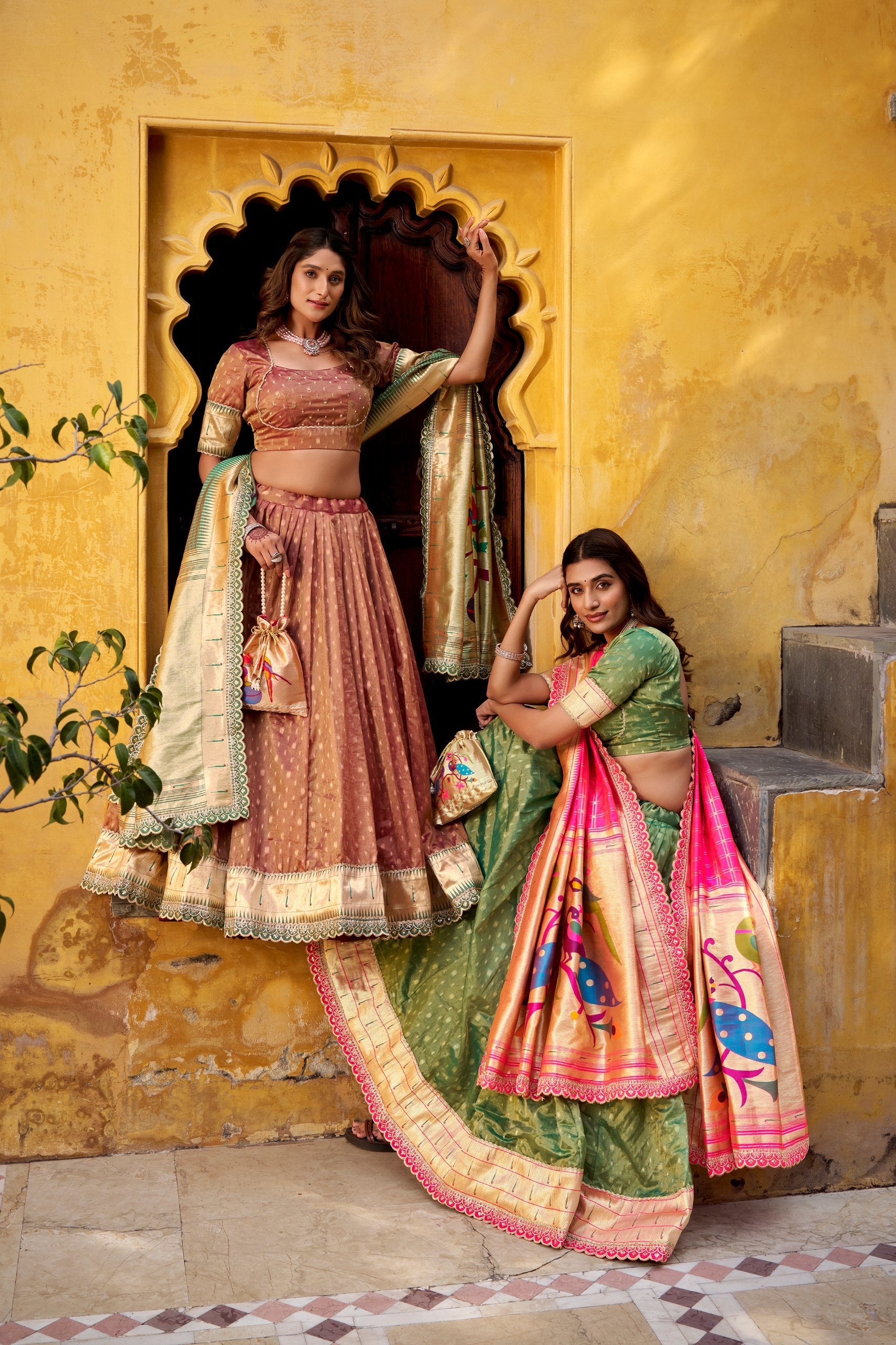 Designer Silk Lehenga Choli Collection with Traditional Dupatta – Festive Wear