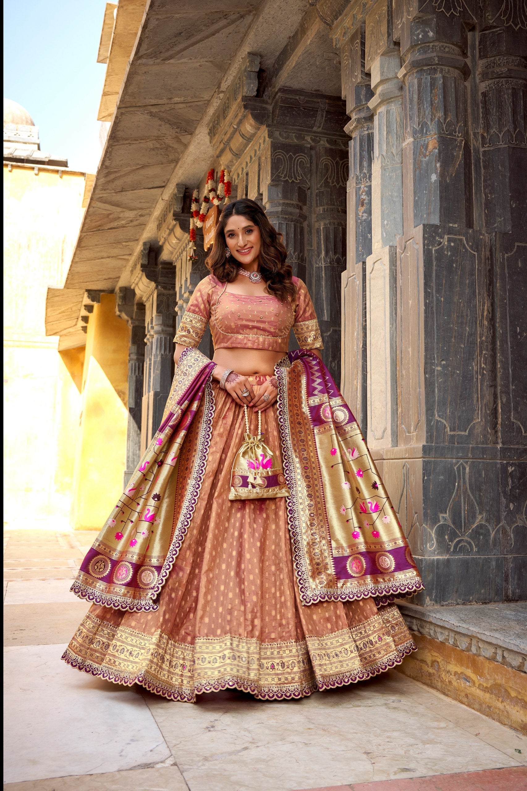 Designer Silk Lehenga Choli Collection with Traditional Dupatta – Festive Wear