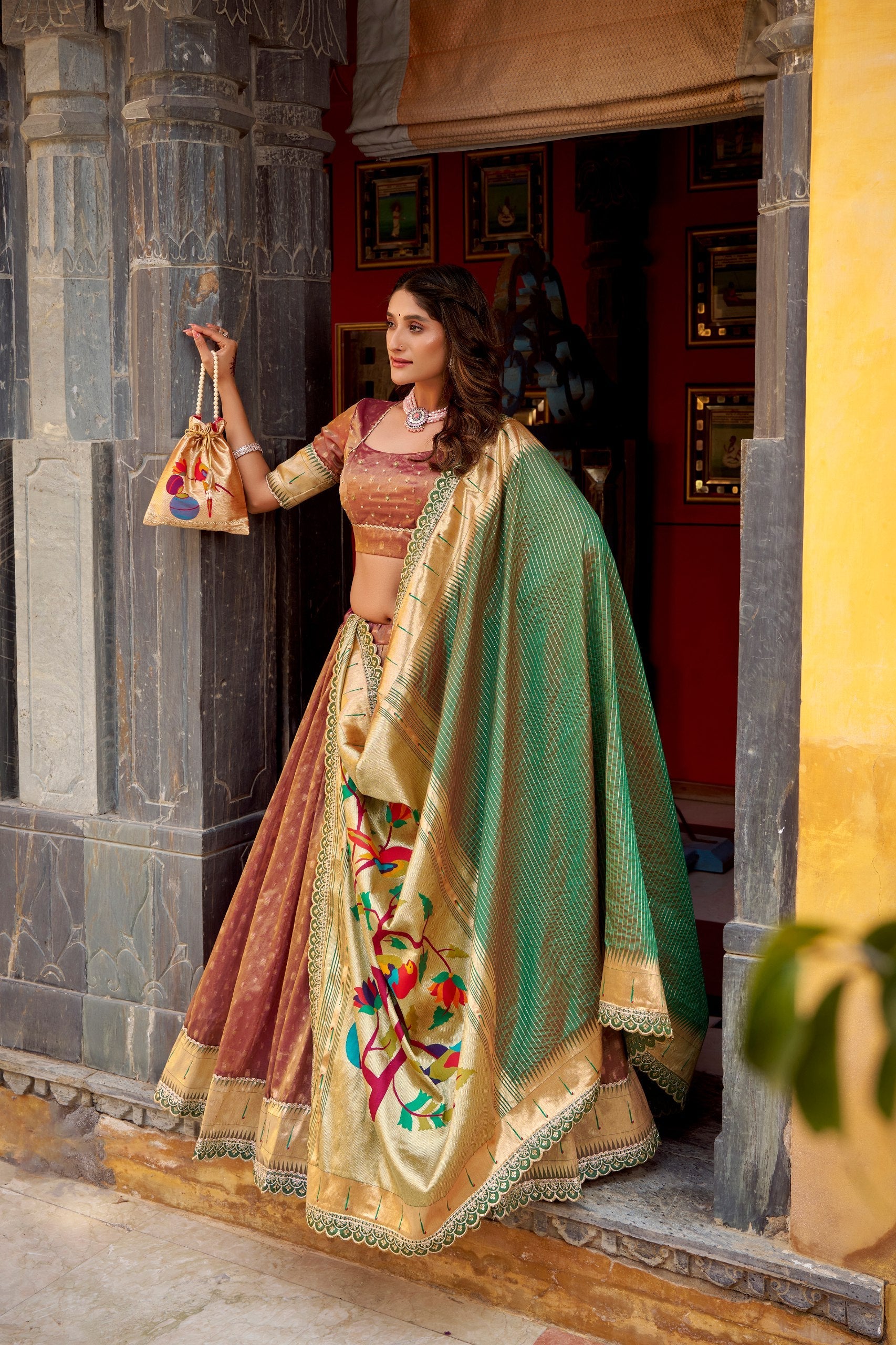 Designer Silk Lehenga Choli Collection with Traditional Dupatta – Festive Wear