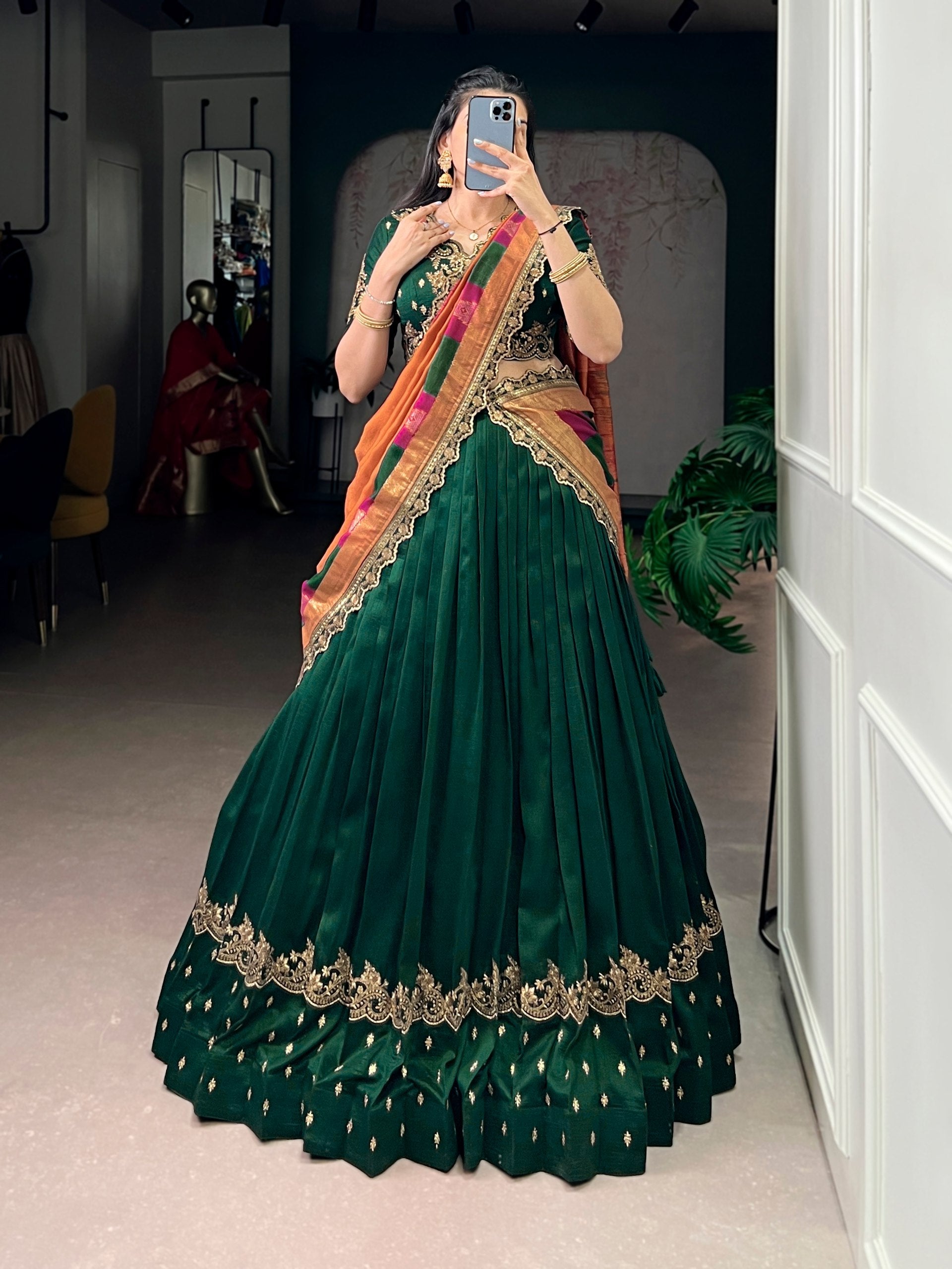 Trendy Lehenga Style Saree for Women – Party & Wedding Wear