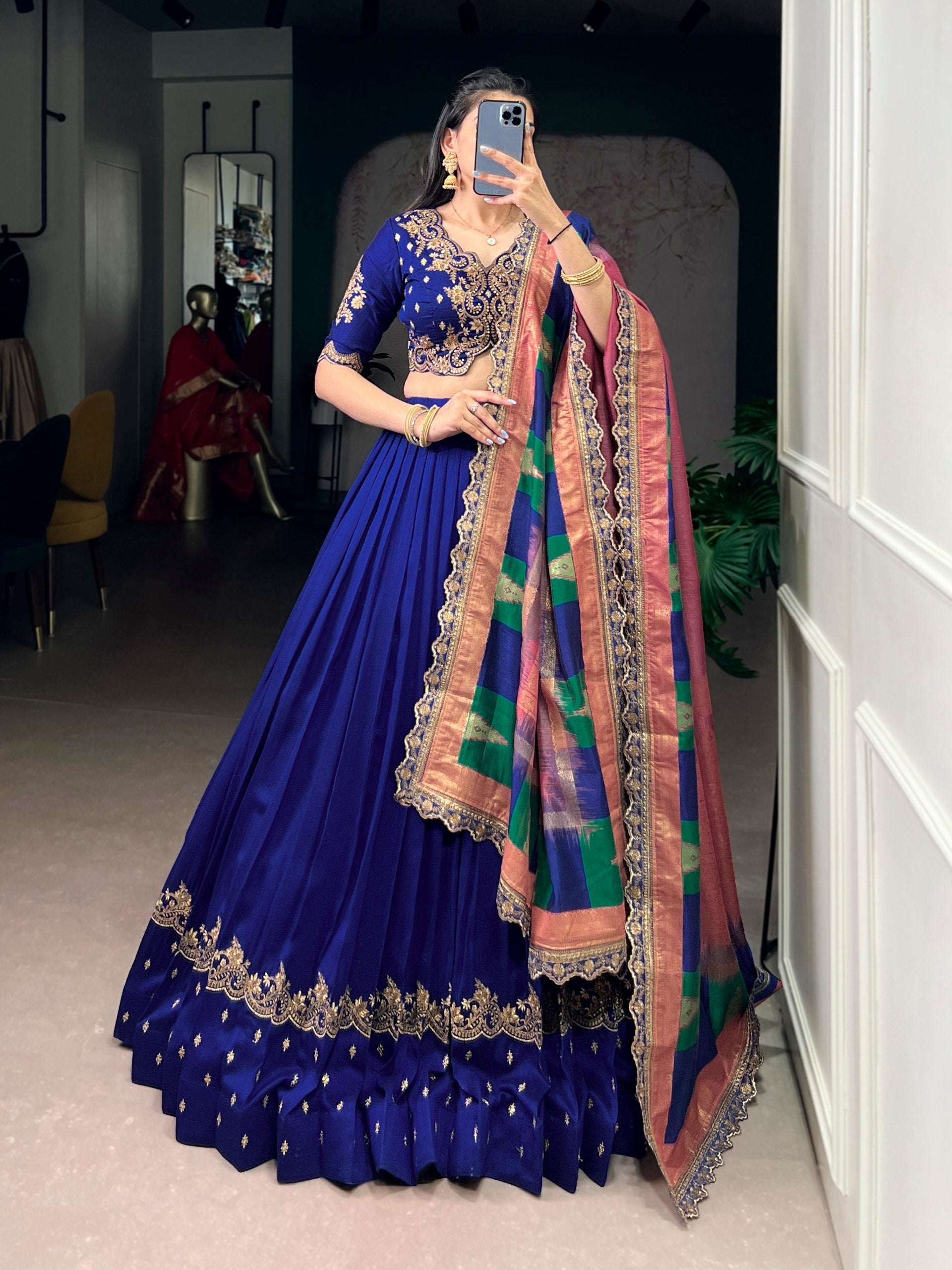 Trendy Lehenga Style Saree for Women – Party & Wedding Wear