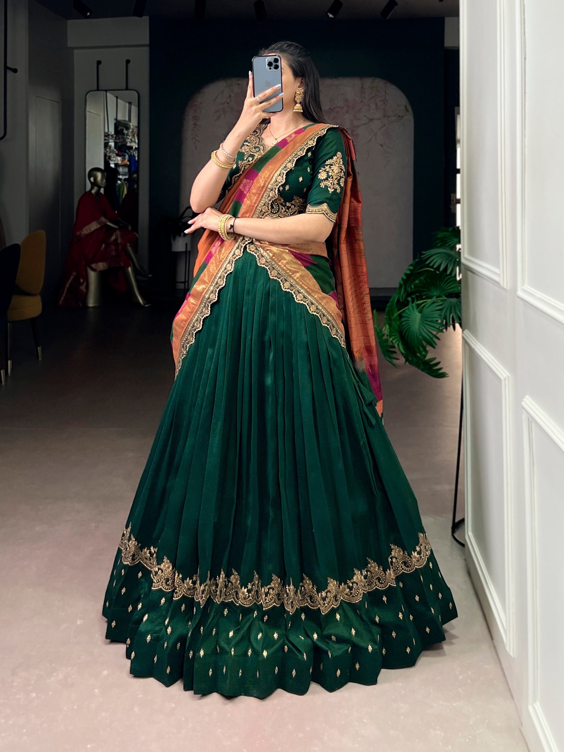 Trendy Lehenga Style Saree for Women – Party & Wedding Wear