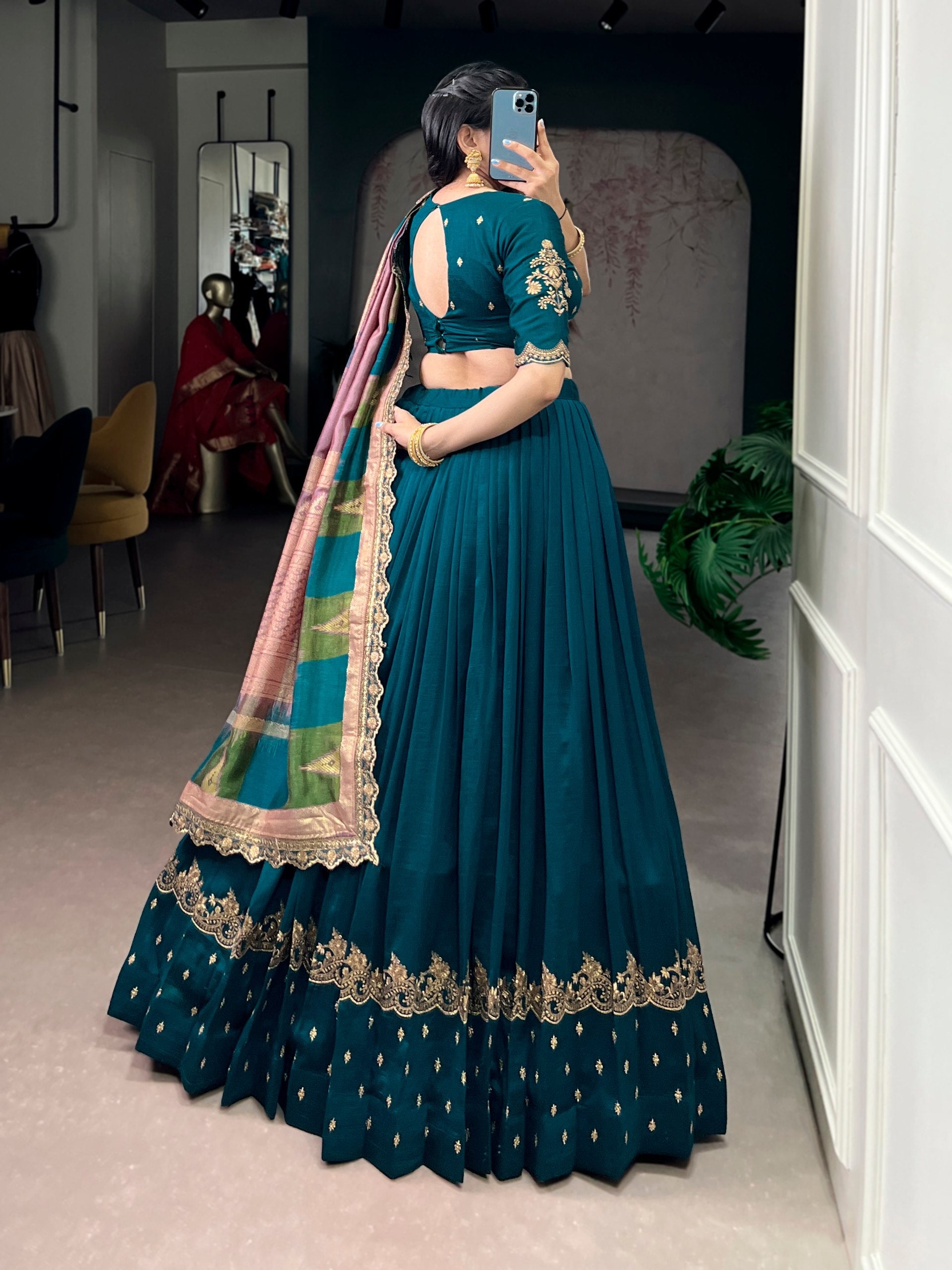 Trendy Lehenga Style Saree for Women – Party & Wedding Wear