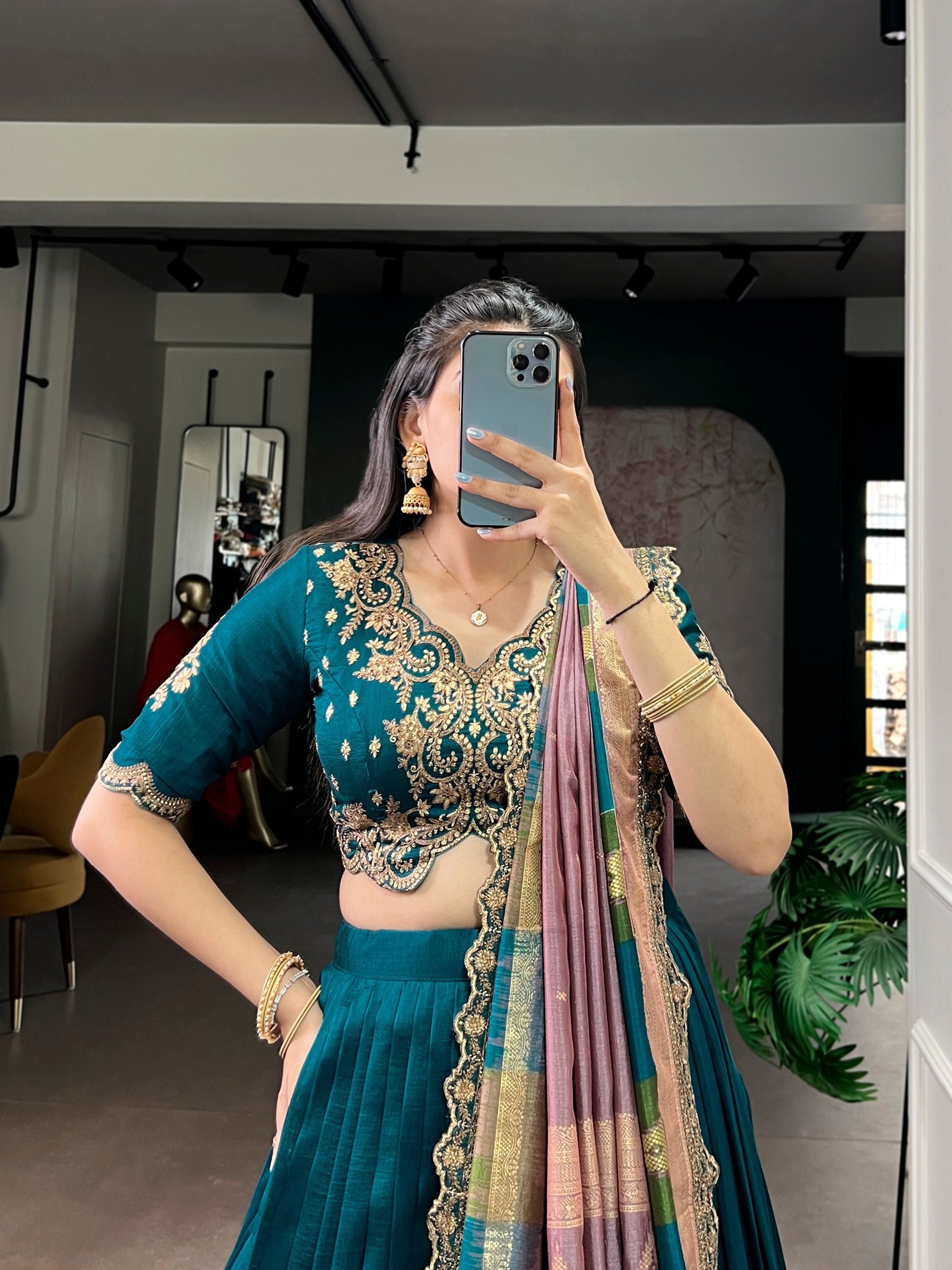 Trendy Lehenga Style Saree for Women – Party & Wedding Wear