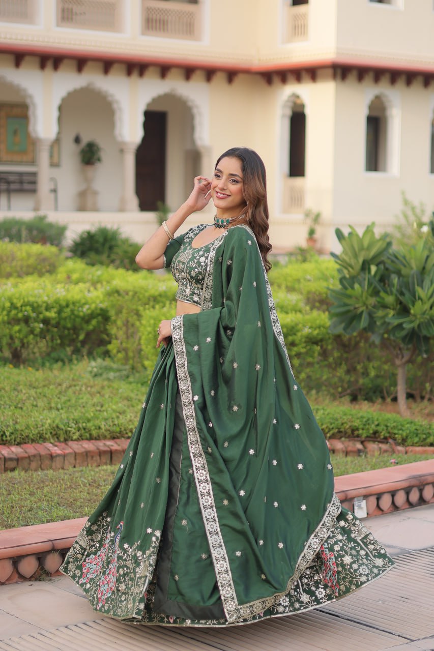 Bridal Style Designer Lehenga with Dupatta – Party & Wedding Wear