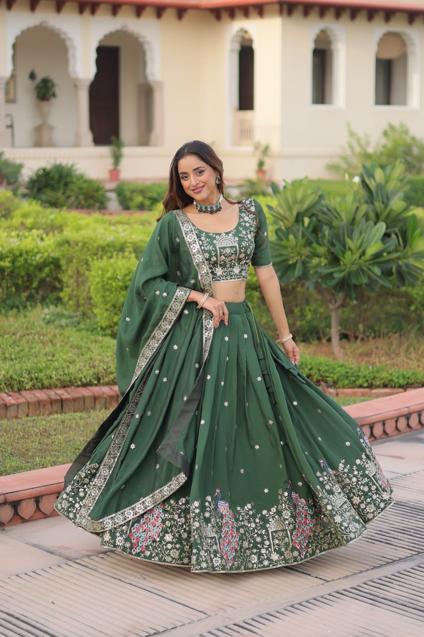 Bridal Style Designer Lehenga with Dupatta – Party & Wedding Wear