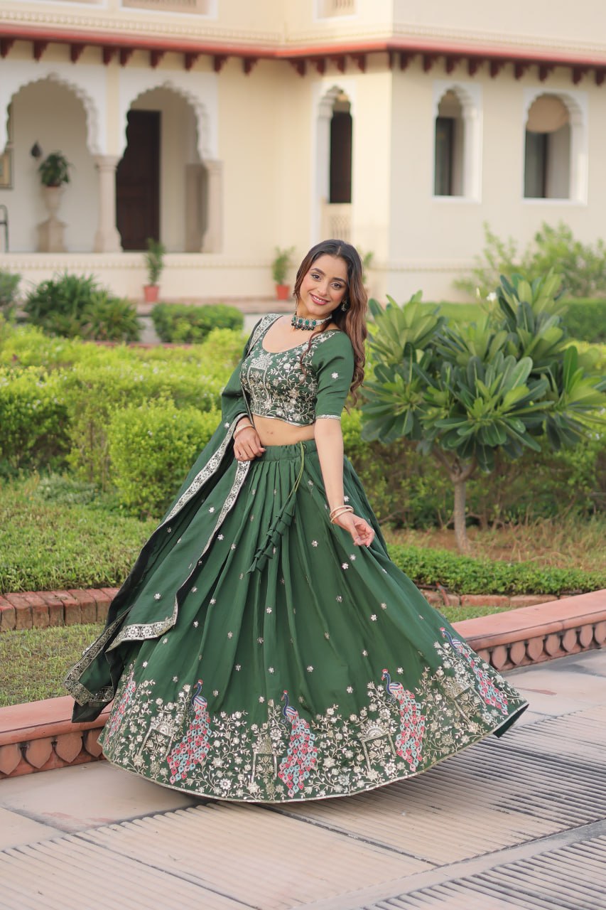 Bridal Style Designer Lehenga with Dupatta – Party & Wedding Wear