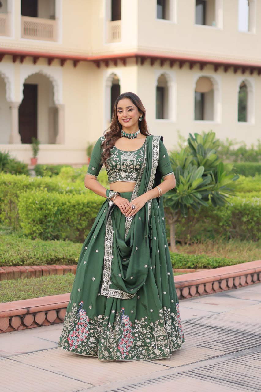 Bridal Style Designer Lehenga with Dupatta – Party & Wedding Wear