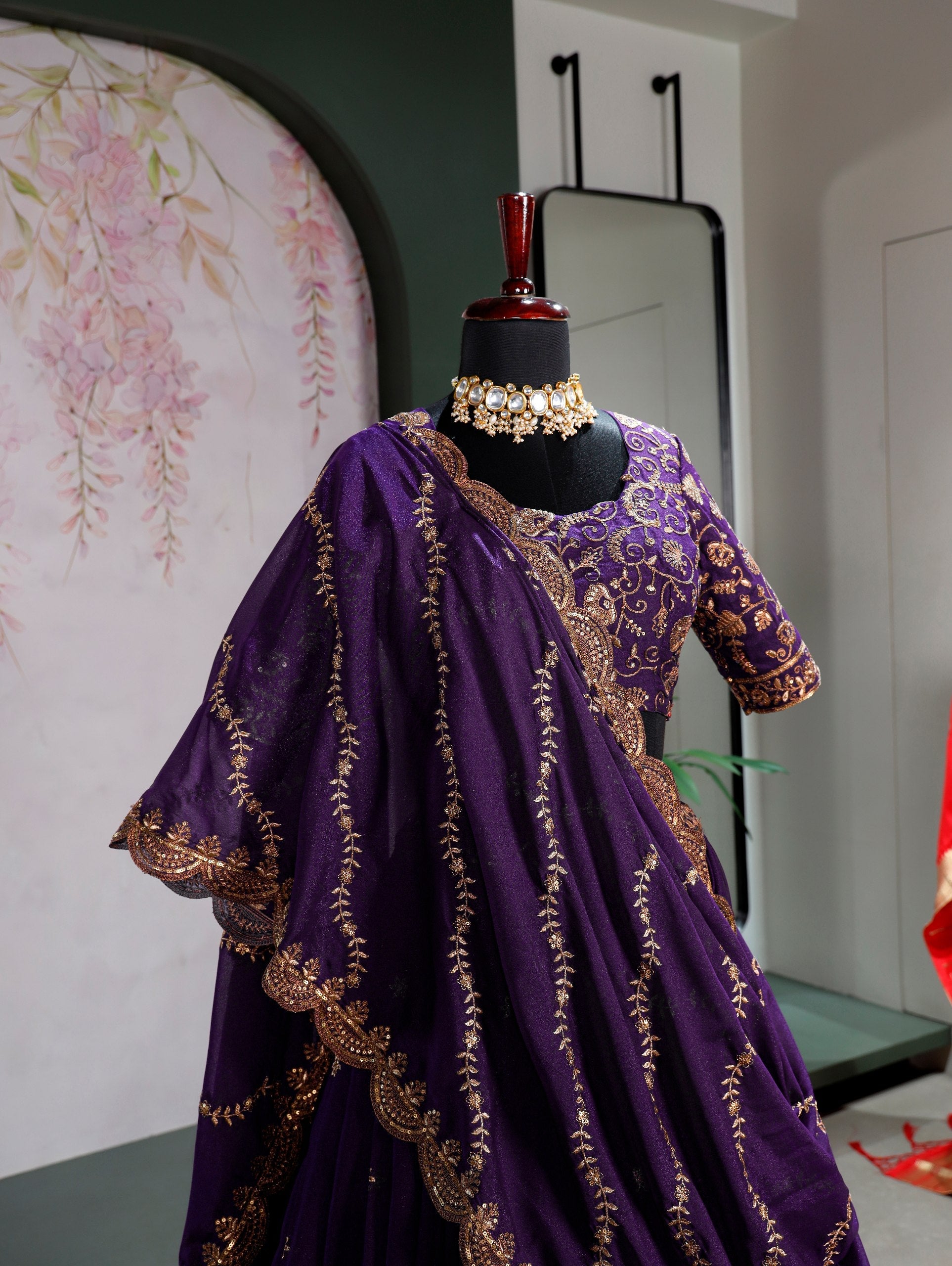 Designer Lehenga Choli Set for Women | Embroidered Party Wear Lehenga with Dupatta | Festive & Wedding Collection