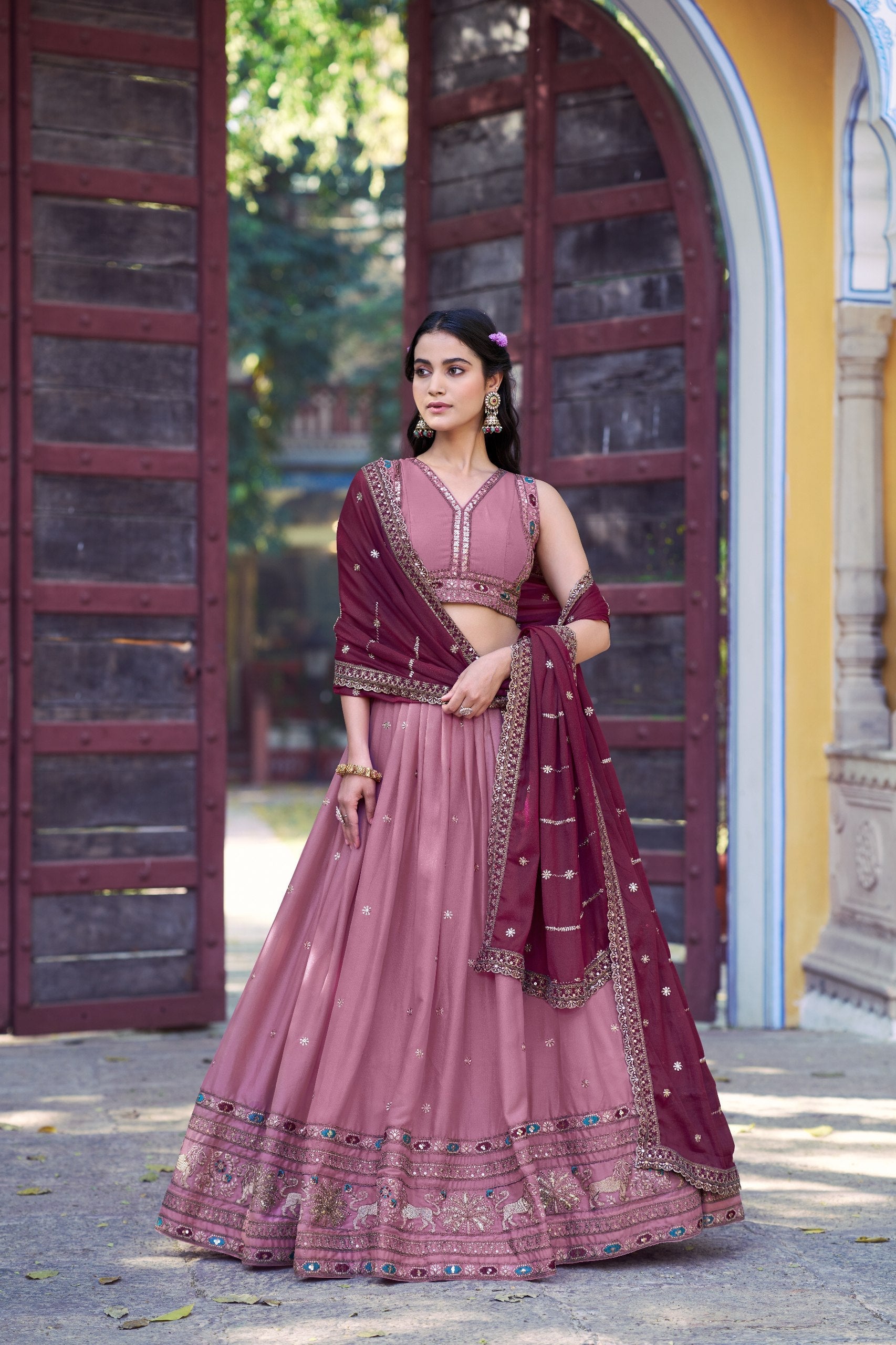 Designer Lehenga Choli Set for Women | Embroidered Party Wear Lehenga with Dupatta | Festive & Wedding Collection