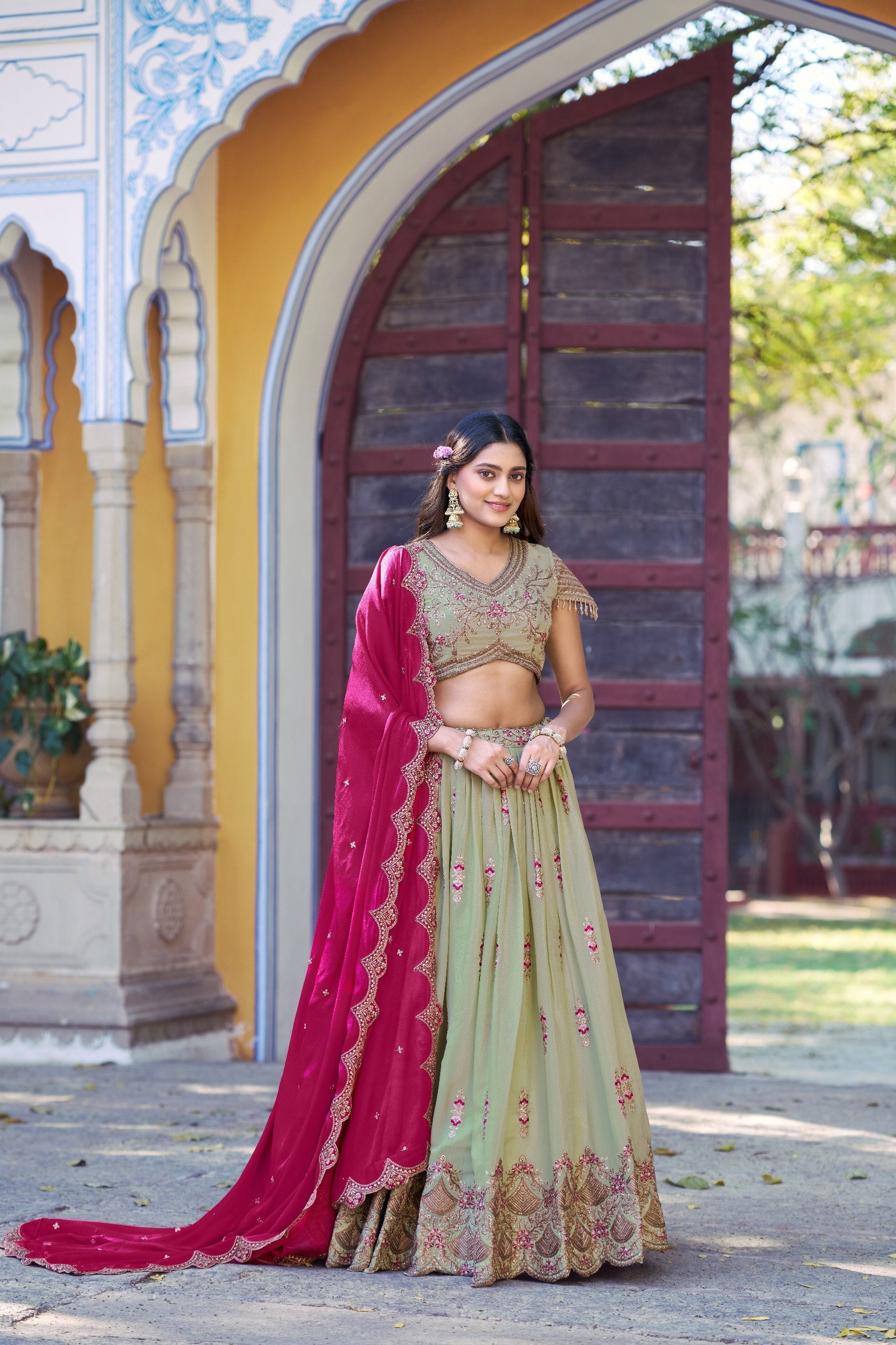 Designer Lehenga Choli Set for Women | Embroidered Party Wear Lehenga with Dupatta | Festive & Wedding Collection