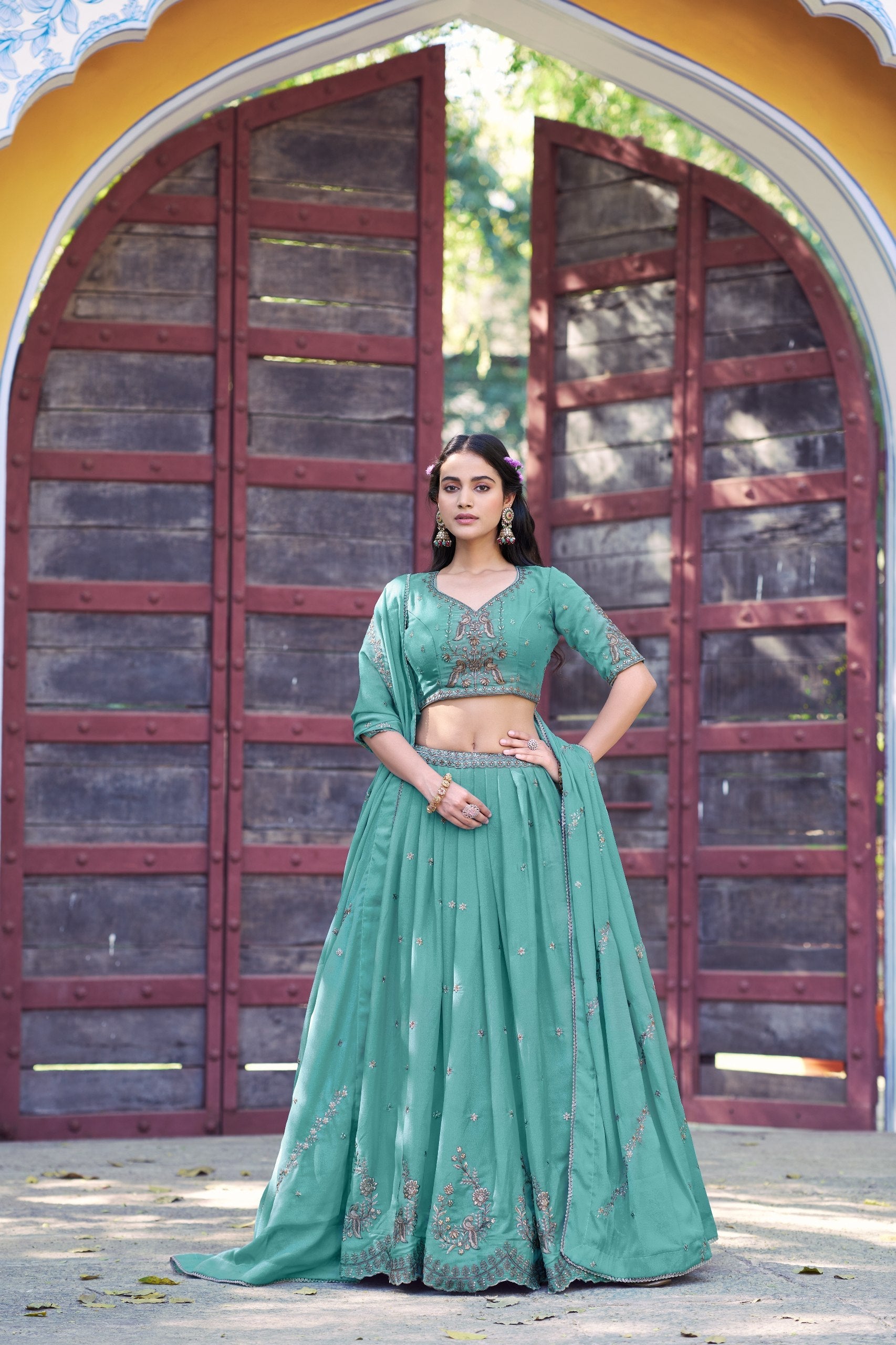 Designer Lehenga Choli Set for Women | Embroidered Party Wear Lehenga with Dupatta | Festive & Wedding Collection