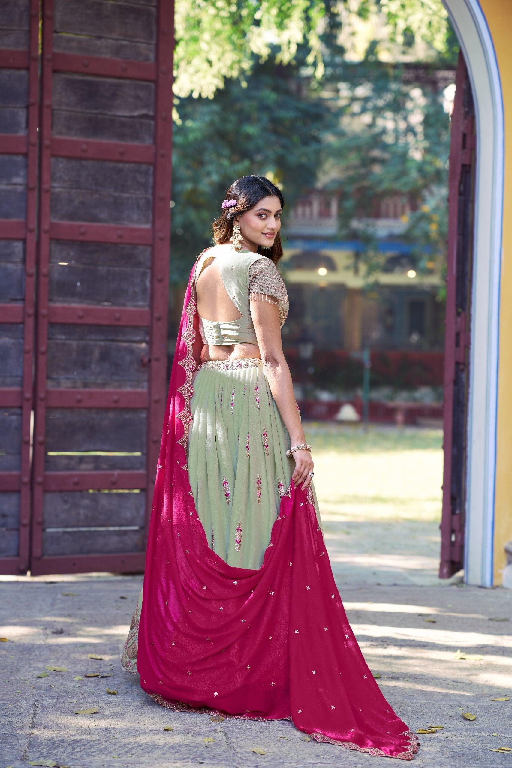 Designer Lehenga Choli Set for Women | Embroidered Party Wear Lehenga with Dupatta | Festive & Wedding Collection