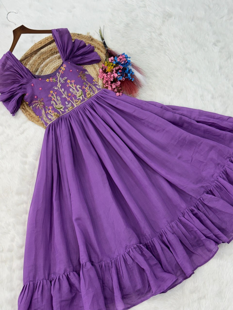Latest Trending Anarkali Gown with Heavy Work