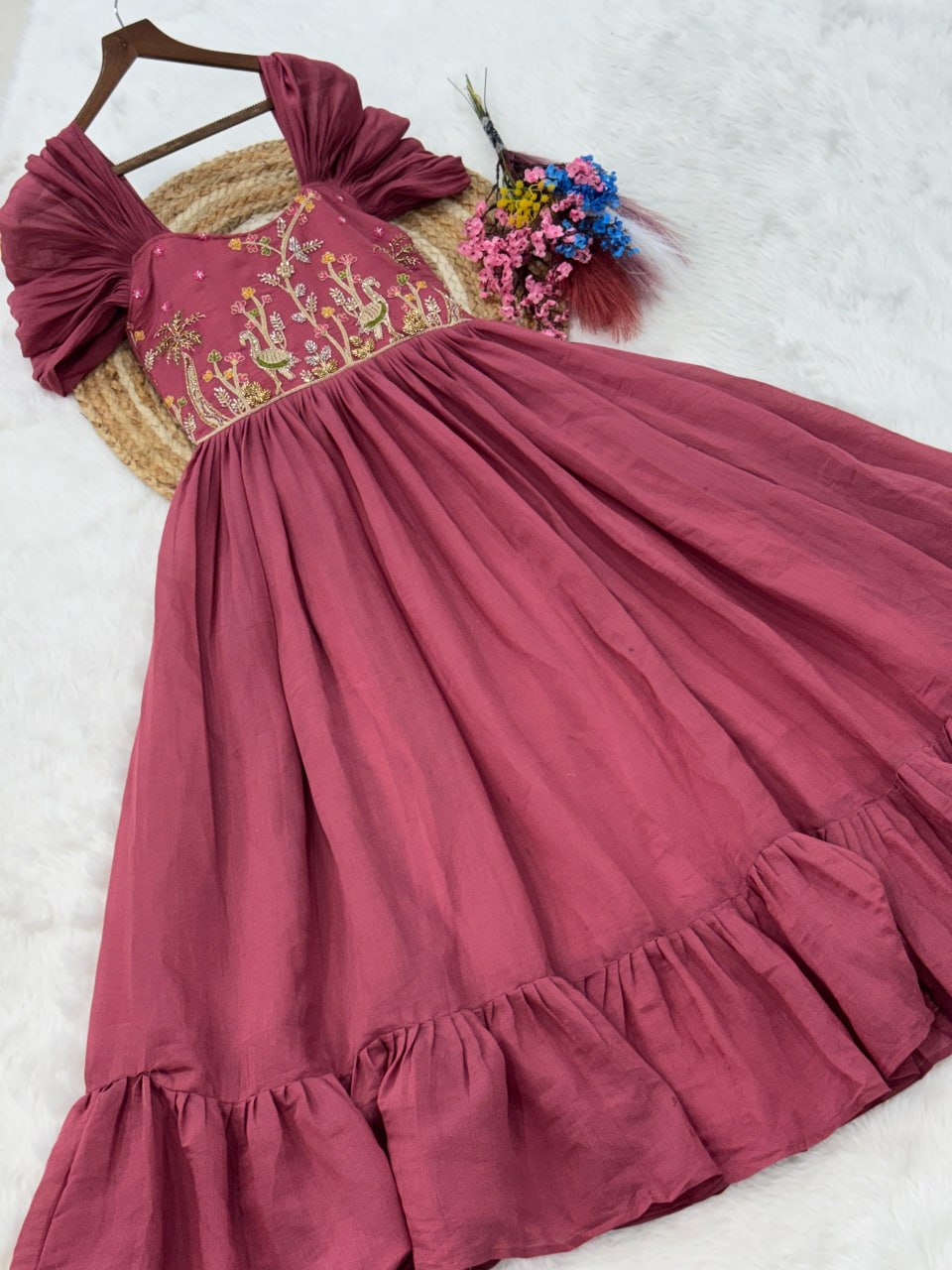 Latest Trending Anarkali Gown with Heavy Work